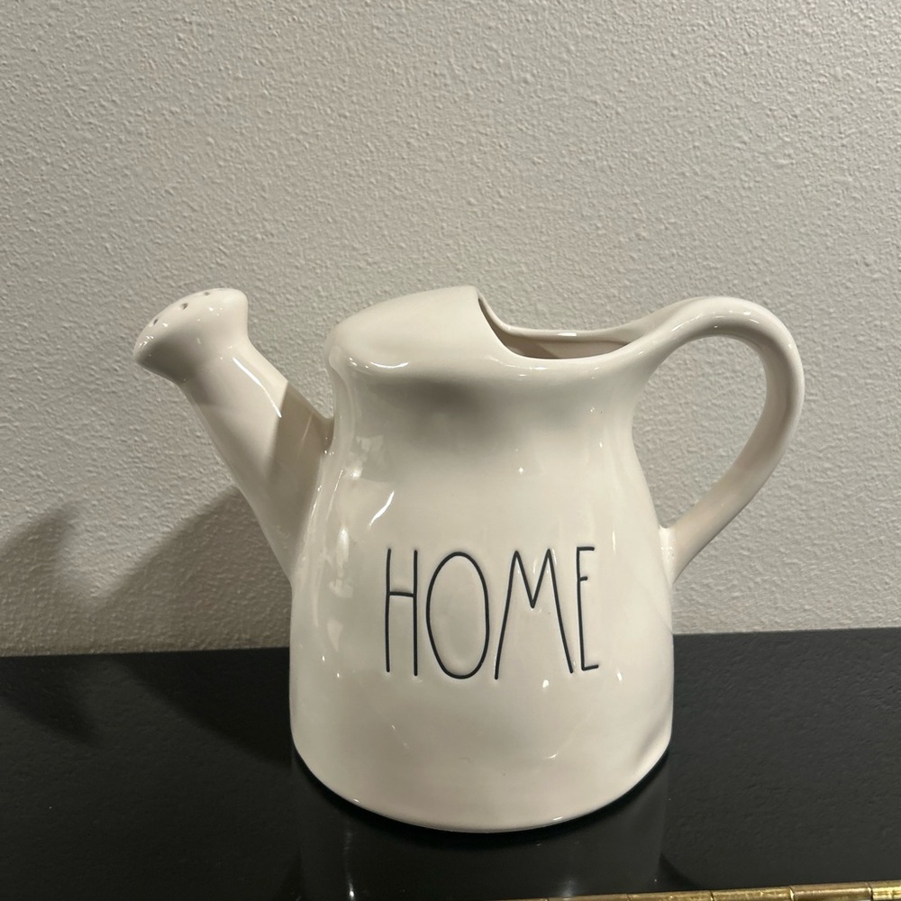 Rae Dunn White Ceramic Watering Can
